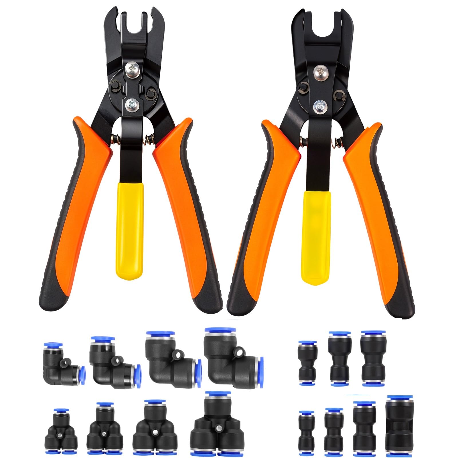 Air Line Removal Tool Pliers, Push to Connect Fittings Disconnect Tool for Air Hose, Quick Connect Pneumatic Fitting Release Plier for Automotive & Industrial Use (1/4" & 5/16" (6mm, 8mm)) — Amazon image 8