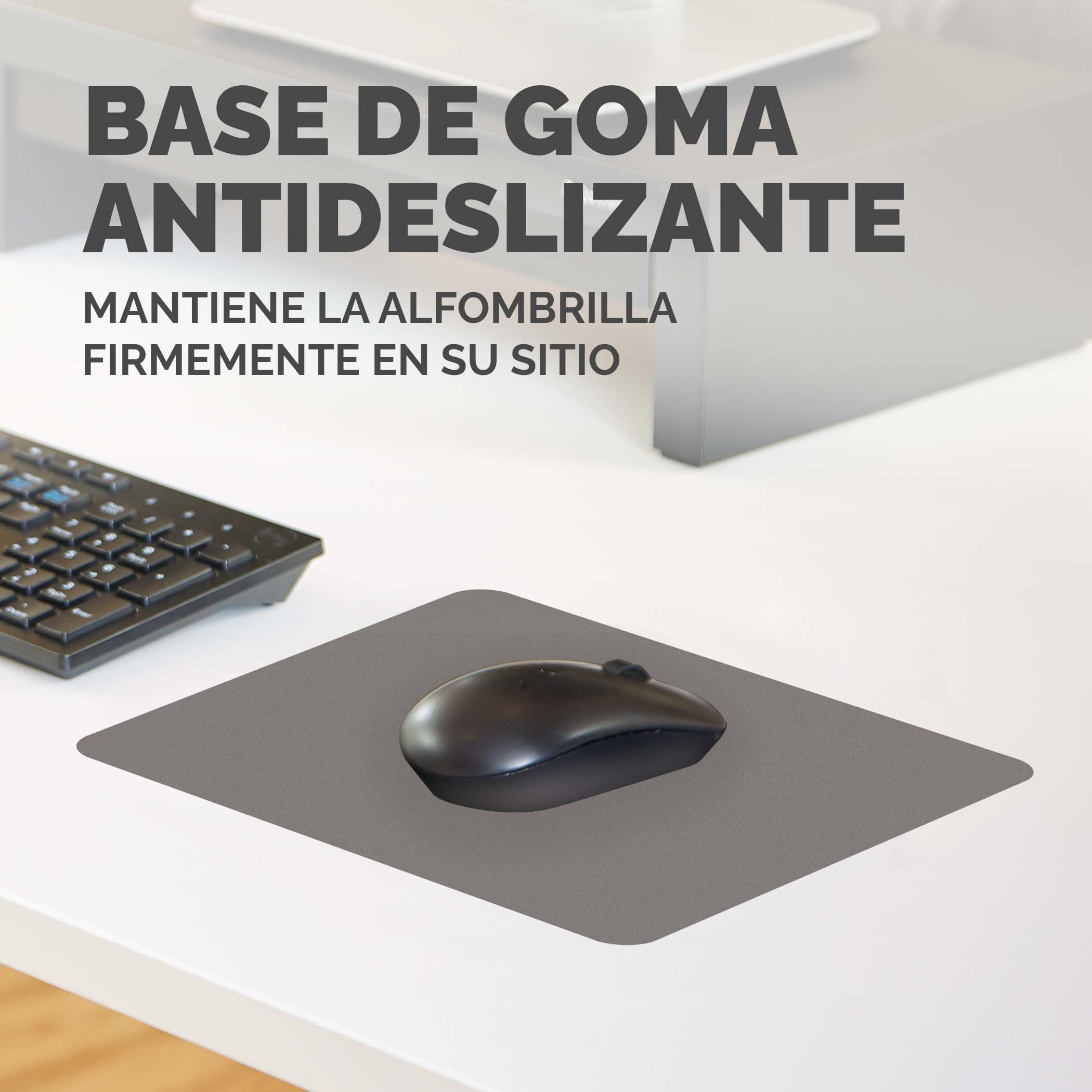 Fellowes - Alfombrilla estándar para ratón, 22.9 x 20.3 x 0.5 cm, Color Gris