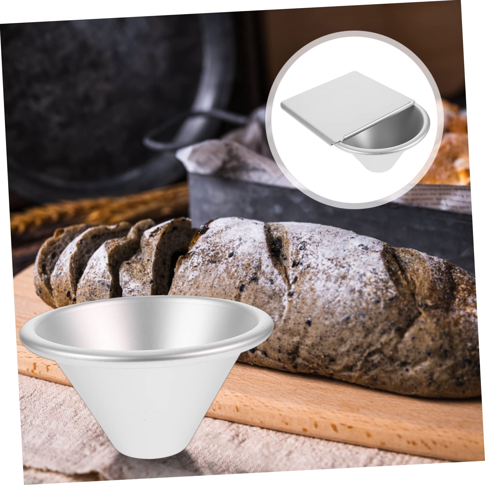 Abaodam 3pcs cake pans tin circle cake tin round cupcake pan circle stencil Round Mini Tart Round Quiche PaN steel mini tart pan cake baking並行輸入品 Abaodam 3pcs Chiffon Cake Mold High Sides Baking Pan for Shaped