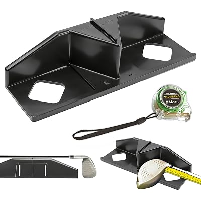Golf Club Length & Swing Weight Balance Scale Fitting Tool Works with Right and Left Handed Clubs, for Measurement Fitting, Can Be Used with Any Brand 2" Ruler, with 10 ft Tape Measure
