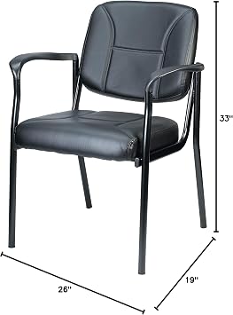 Eurotech Seating Dakota Side Chair, Black