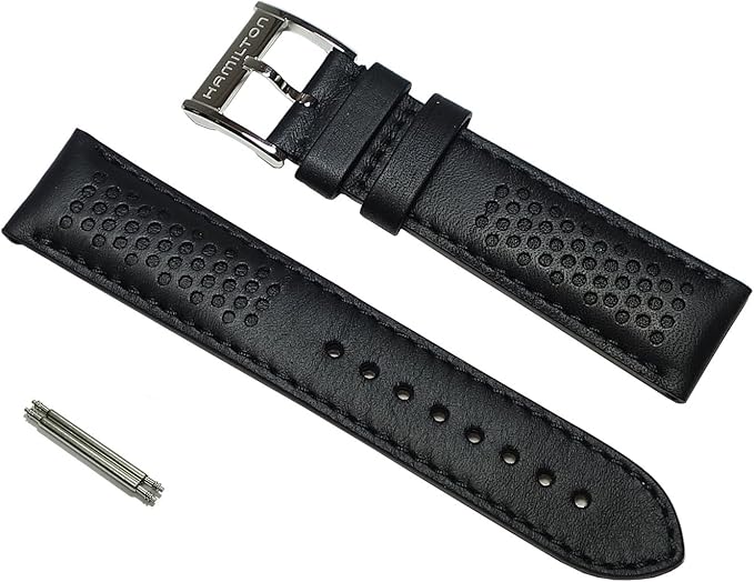 Amazon ハミルトン Hamilton 22mm H690 387 104 カーフ ベルト イントラマチック68 オートクロノ H38716731純正 時計バンド H690387104 時計バンド 腕時計 通販