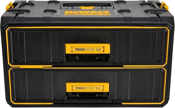 DEWALT ToughSystem Tool Box, 2.0 Two-Drawer, 21.8in. (DWST08320)