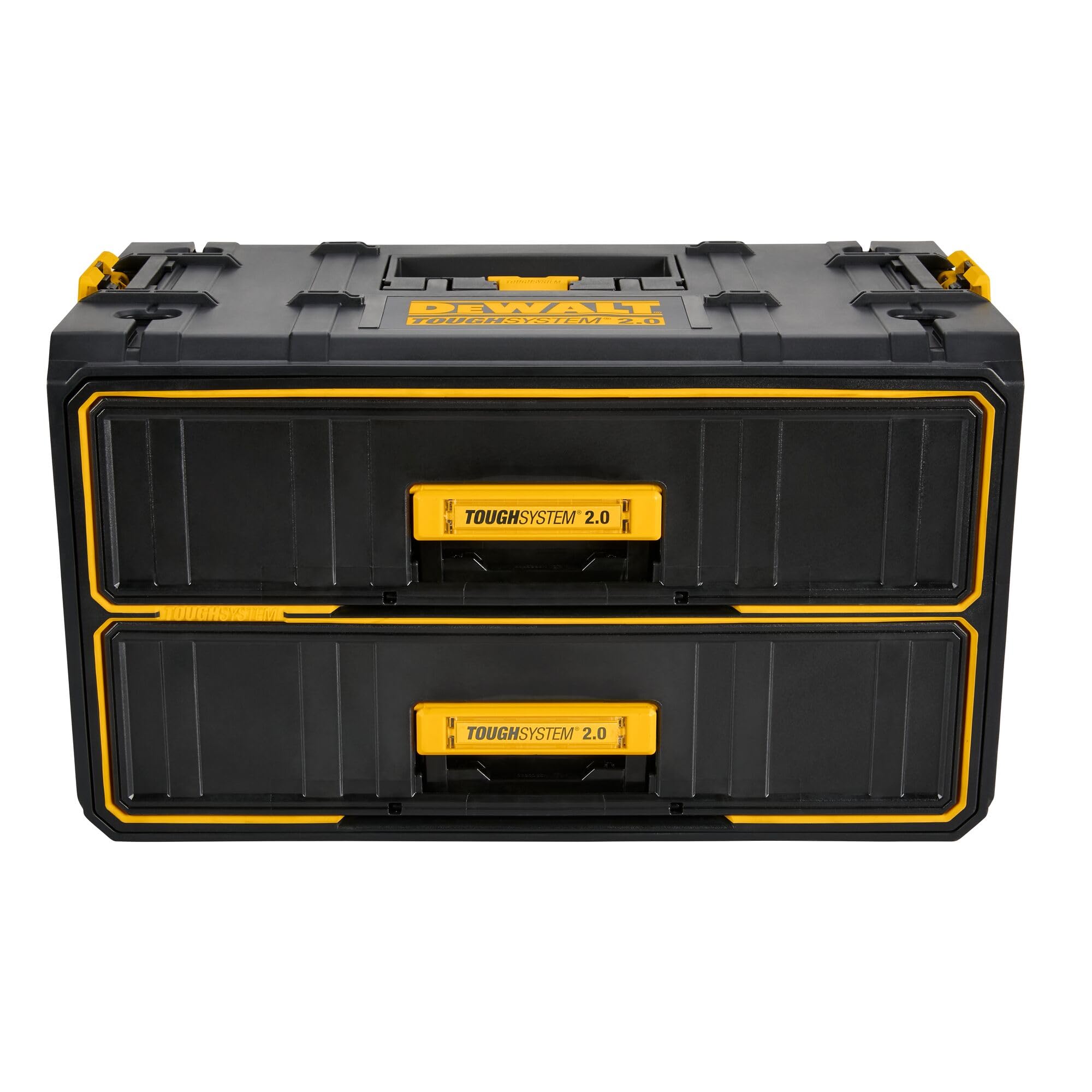 Two-Drawer Unit DWST08320 coffret de rangement robuste à double tiroir noir