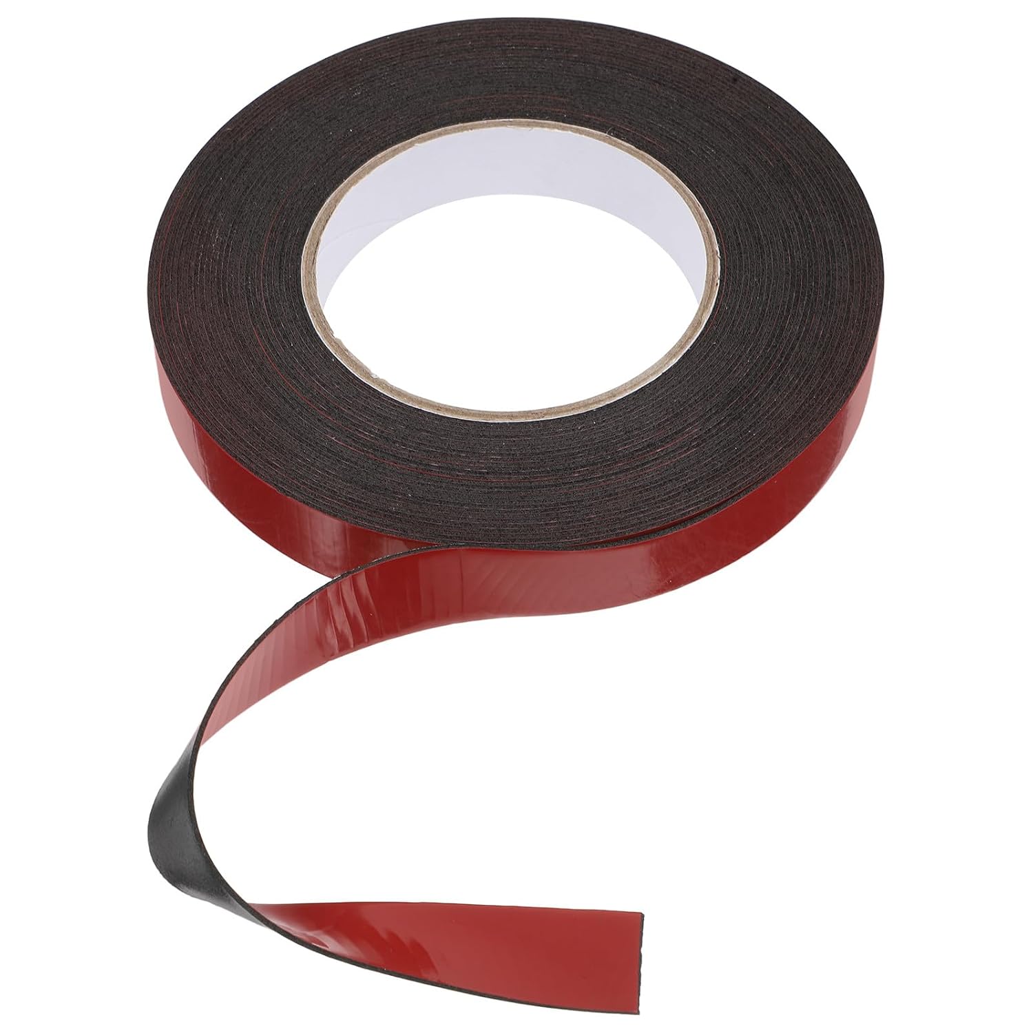 Black PE Foam Double Sided Tape 10m X 20mm Waterproof Mounting