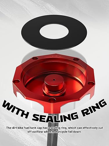 Miniatura 9 de JFG RACING Tapa de gas ATV, cubierta de tanque de combustible CNC para YFZ 450, YFZ450R, Banshee 350 200, Raptor 660 350 250 125, Warrior 350 450,