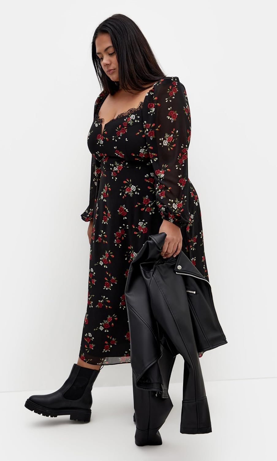 City Chic Womens Dress - Orla Print - Image 3