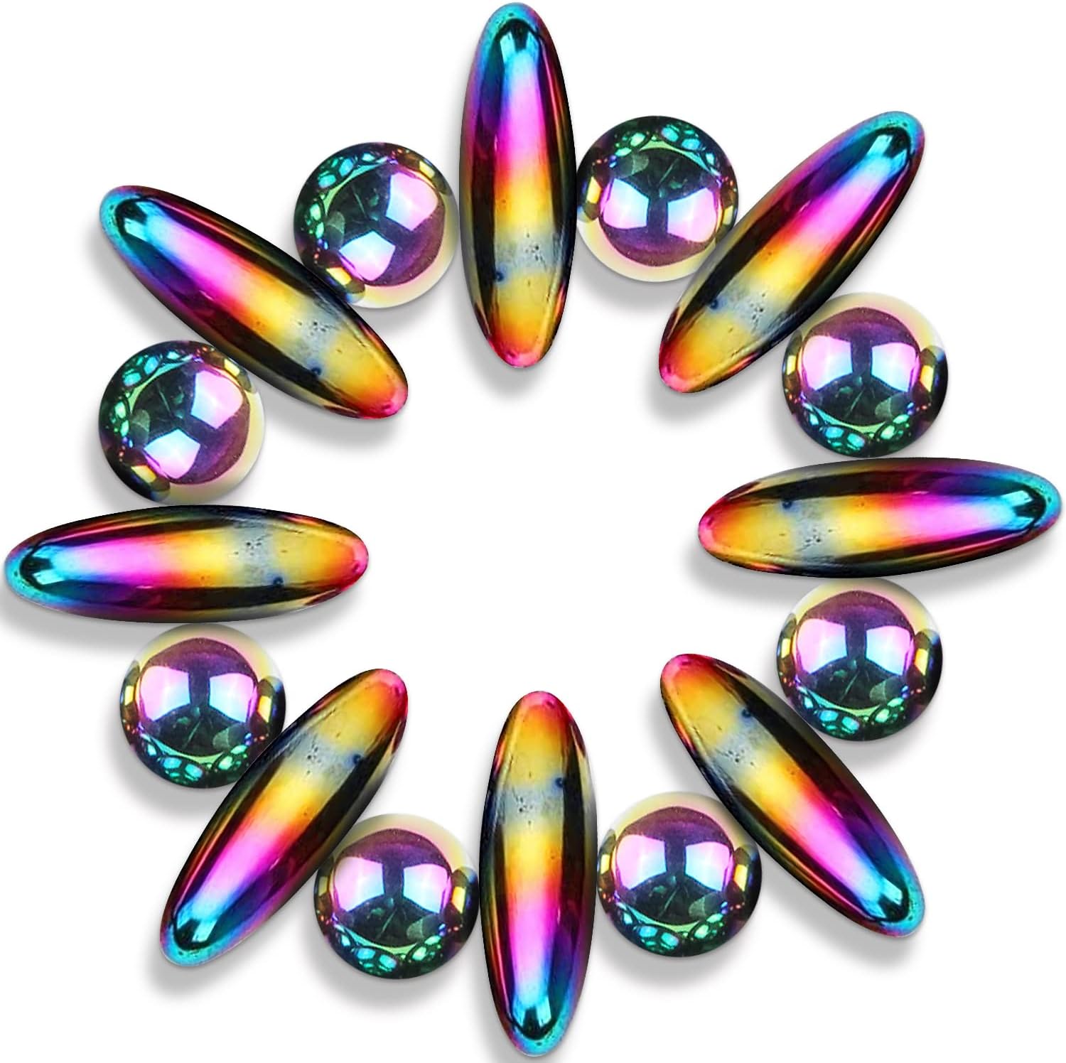 Rattle Spinning Buzzing Snake Eggs, 16Pcs Educational Science