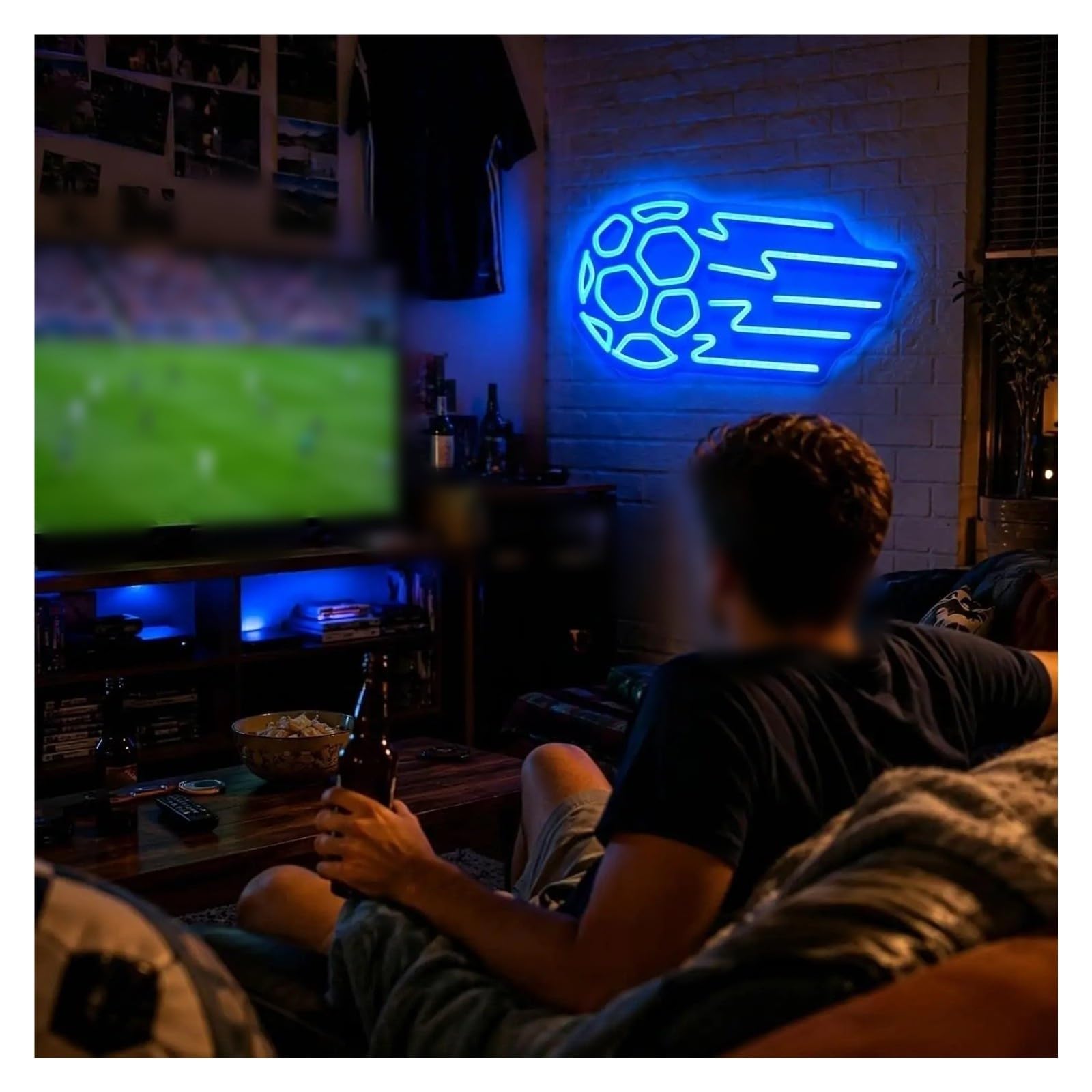 Insegna al Neon Insegna Al Neon Di Calcio