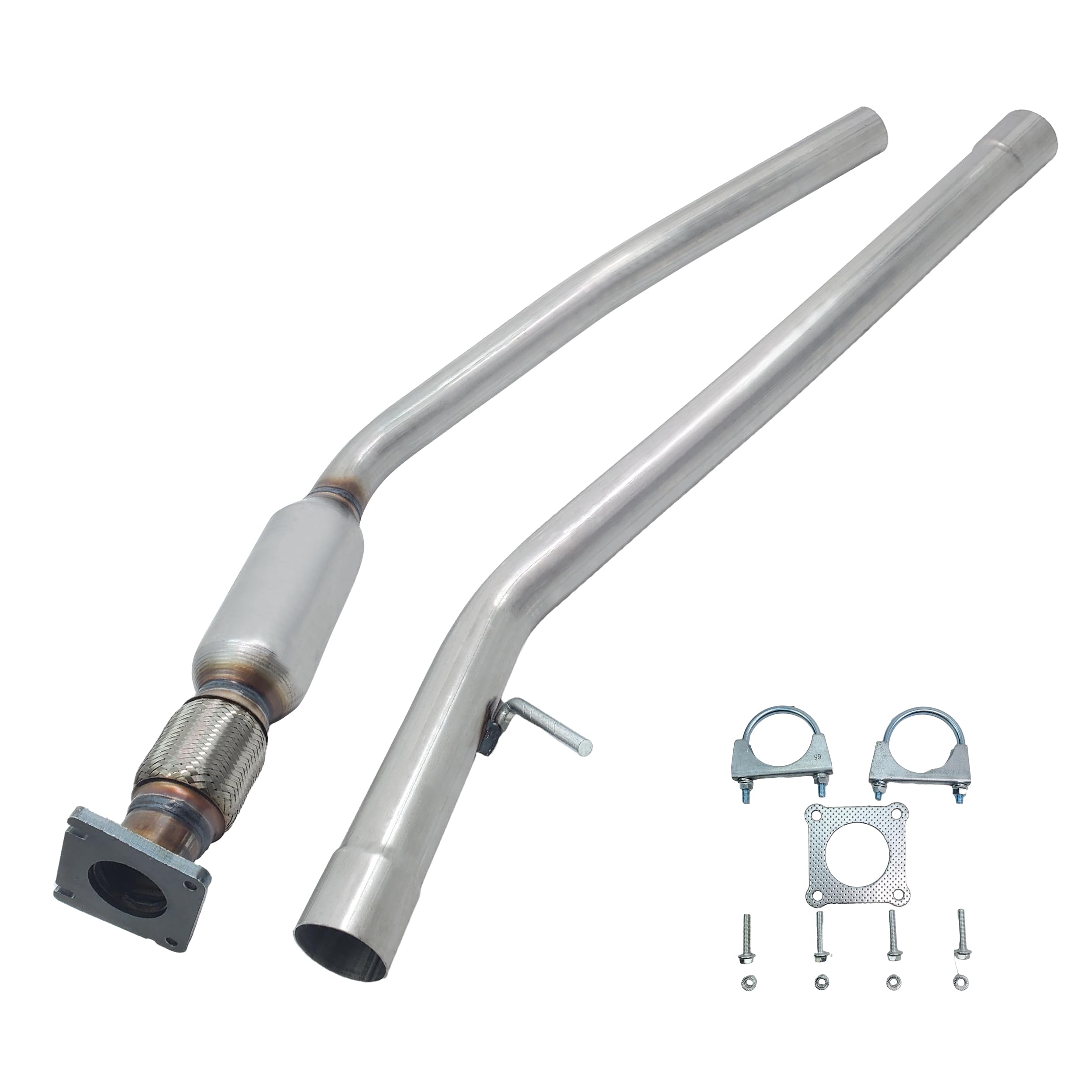 Catalytic Converter Compatible with Dodge Grand Caravan 2008-2010, Chrysler Town & Country 2009-2010, Volkswagen Routan 2009-2010 3.3L 3.8L V6 with Fiex Pipe Complete Unit (EPA Compliant)