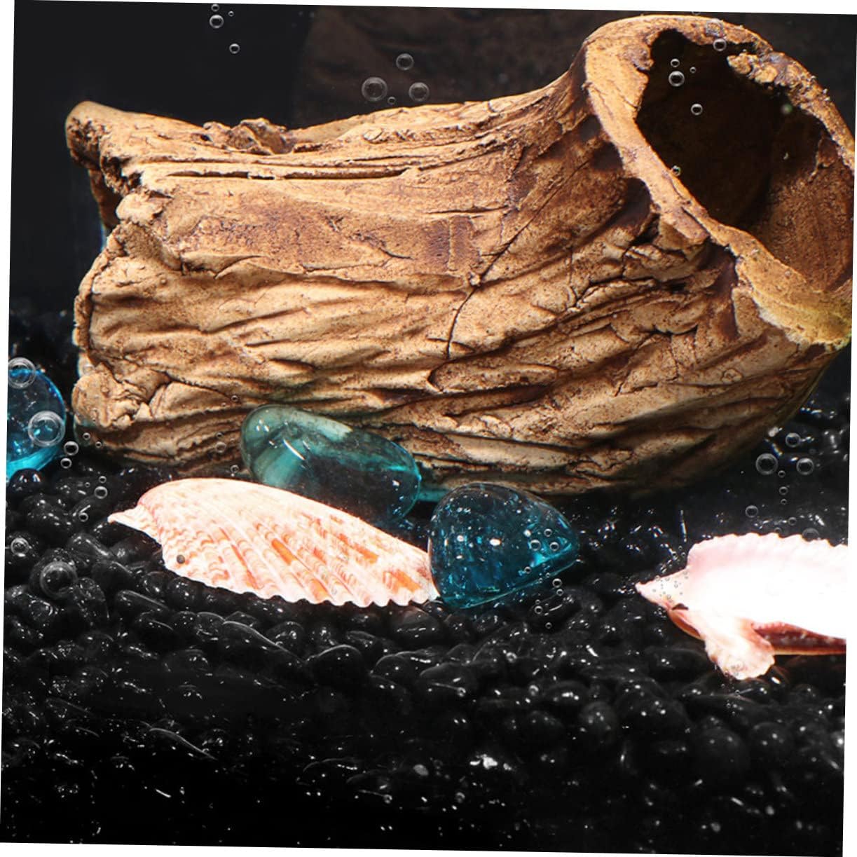 HANABASS 1bag Aquarium Gravel Polished Decorative Rocks for Fish Tank Landscaping Safe for Freshwater Environments for Aquatic Decor and Plant Arrangements