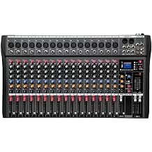 LIAMOS Universal 8Channel Professional Au-dio Mixer Computer Stage Recording USB Sound Card DJ Model CT-60 CT-80 CT-120 CT-160,Strong CompatibilityCT-160