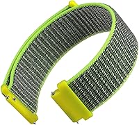 Vista 12 de WOCCI - Correas de reloj ajustables de nylon para deporte con cierre de gancho y bucle, correas de reloj de liberación rápida para hombres