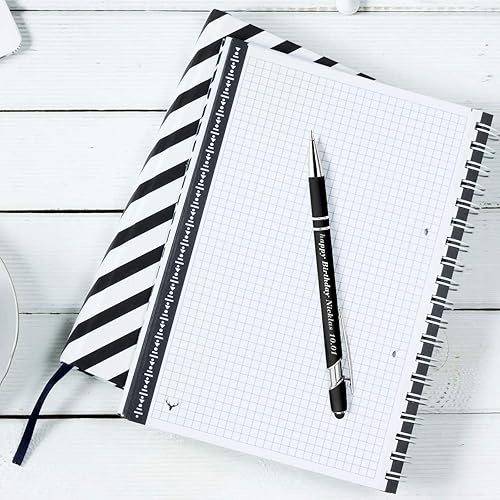 Miniatura 4 de Bolígrafos personalizados a granel con punta de lápiz capacitivo, bolígrafos personalizados de 0.020 in con nombre, logotipo o mensaje grabado,