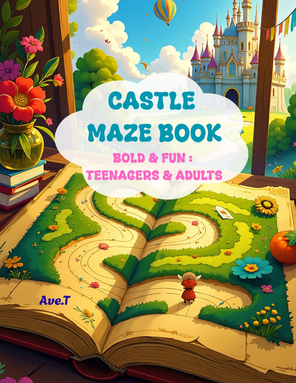 Castle Maze Book: 50 Bold & Fun Mazes : For Teenagers & Adults (Bold & Fun : For teenagers and adults)