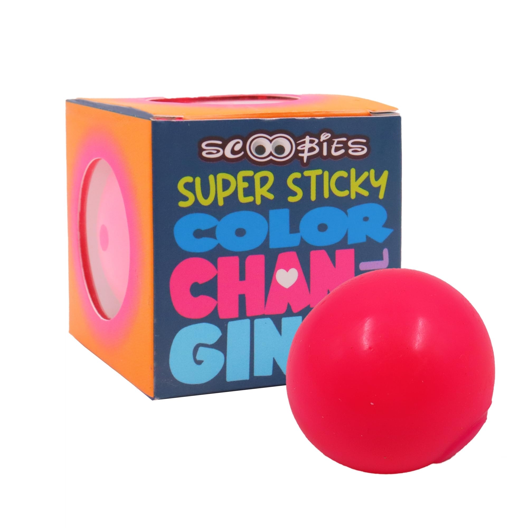 Super Sticky Color Changing Ball I Sensory Toy I Sticks on The Wall I Glossy Finish I Good for Relaxation I Good for Hand Muscle Exercise (B0D878WN6T) Amazon Price History, Amazon Price Tracker