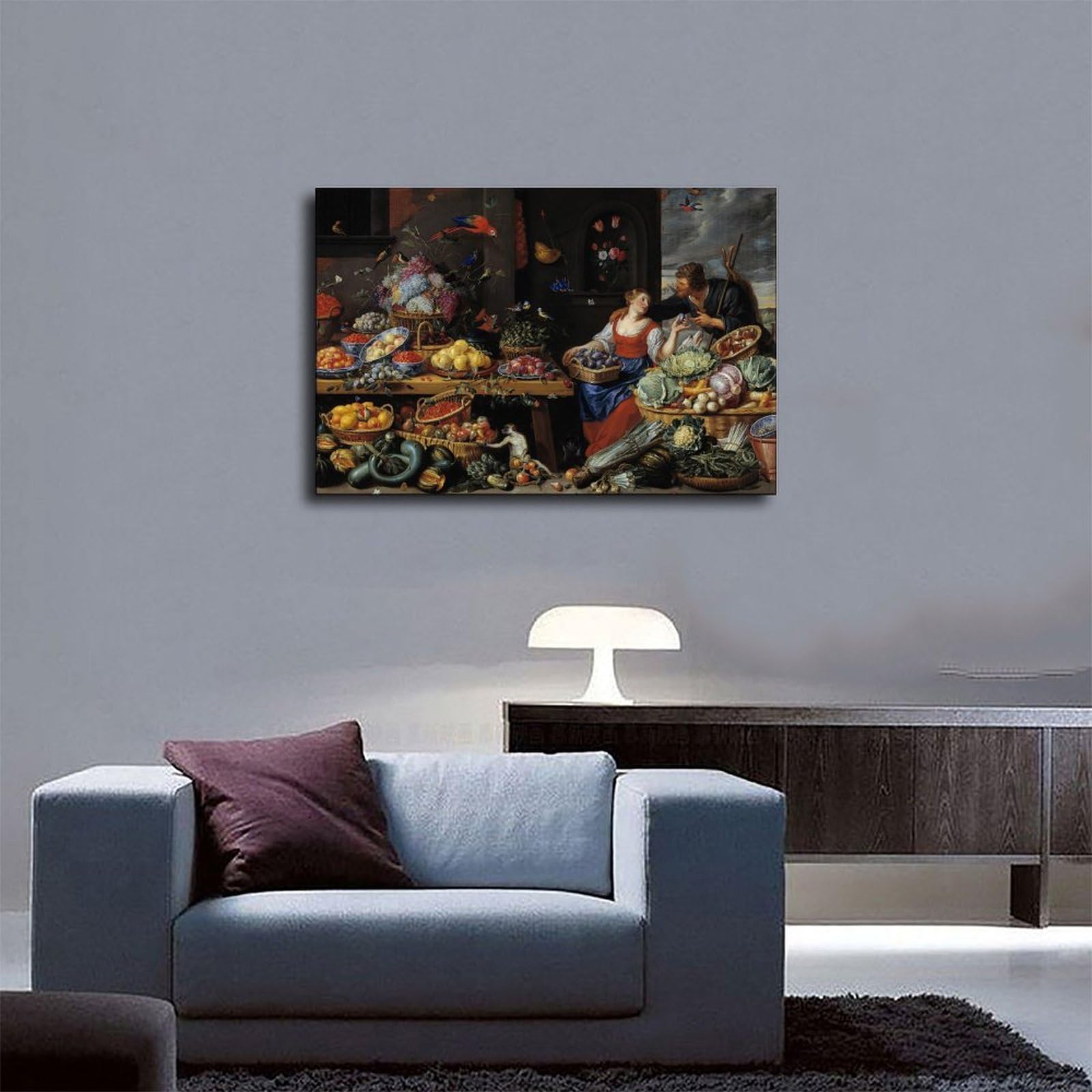 Poster su tela con un giovane venditore di frutta (1650 – 1660) poster su tela per soggiorno decorazione regalo