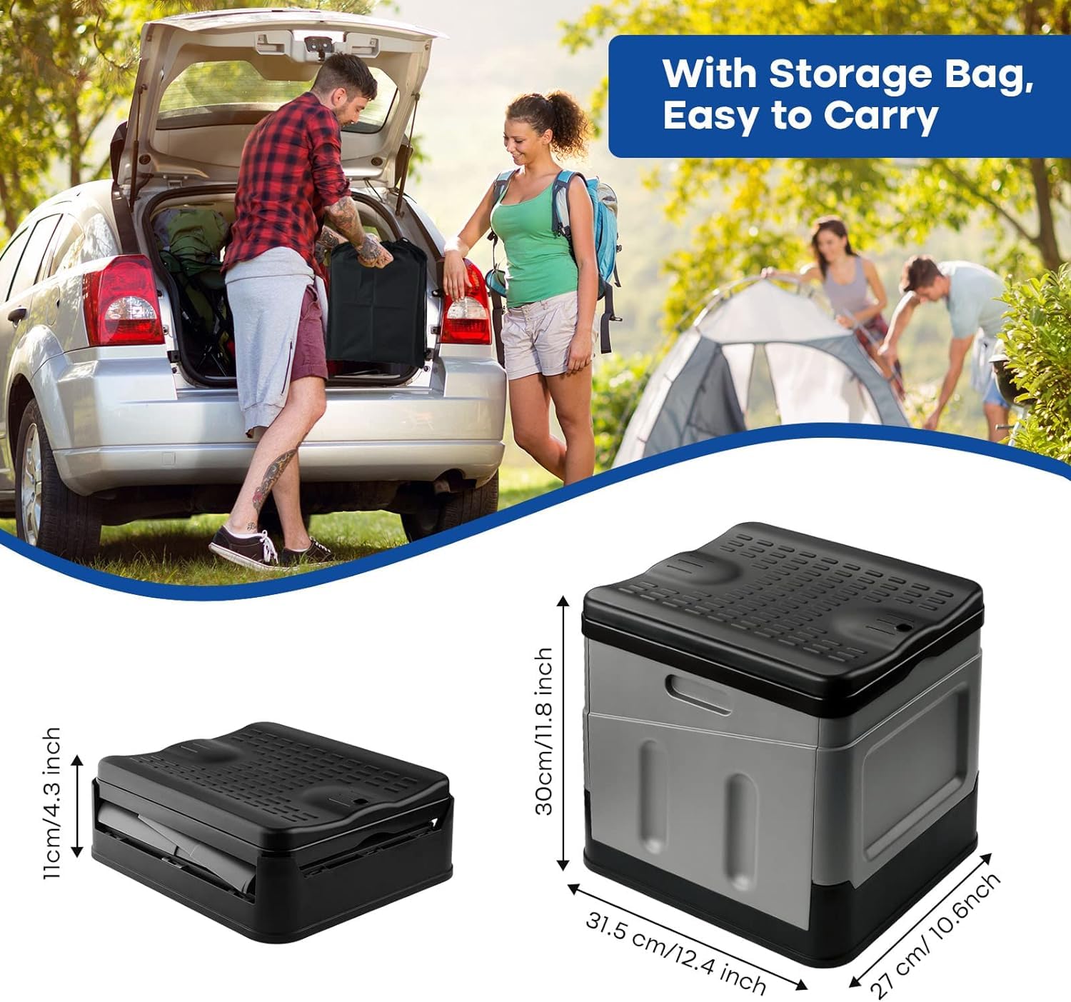 Toilette da campeggio per Benz S-Class HEV 2021-2023, Gabinetto Portatile Large WC Portatile Pieghevole WC Campeggio Viaggio Auto