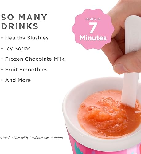 Vista 50 de Fábrica de batidos Zoku Slush y Shake Maker, color naranja, Púrpura