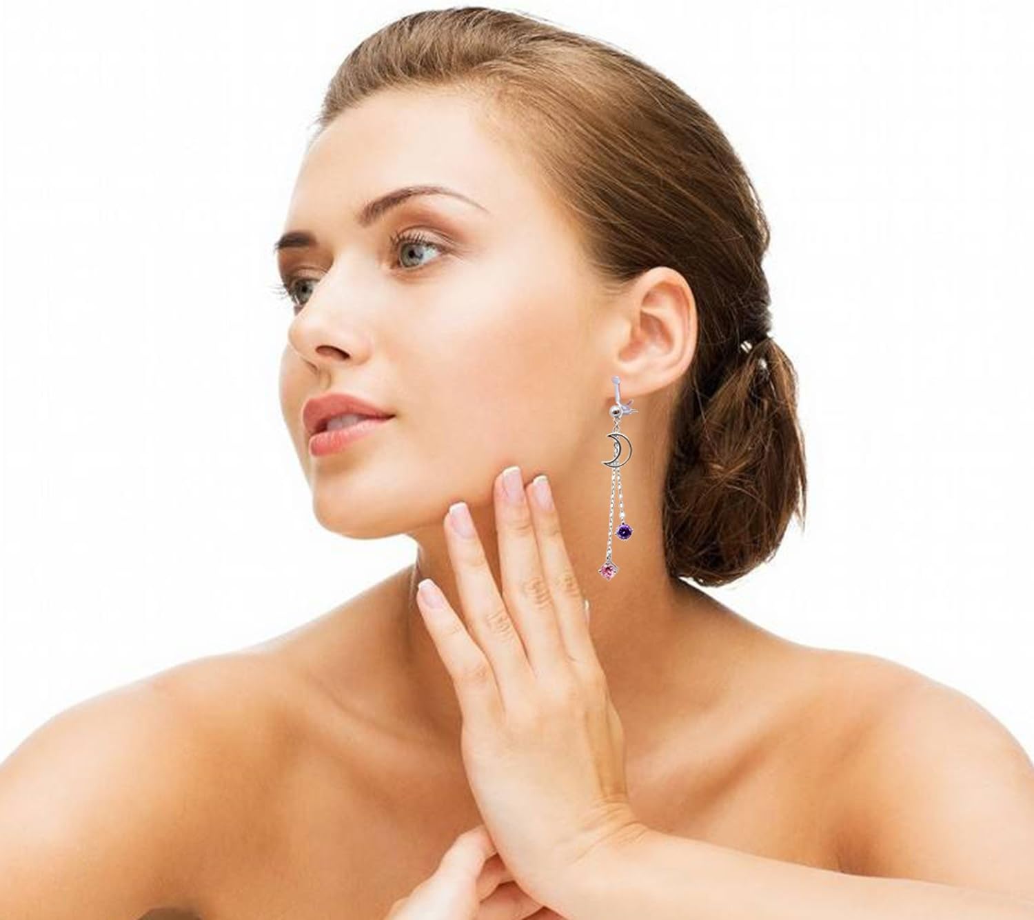 BronaGrand 20 Pieces Earring Clip Backs Clip-on Earring Converter Components Findings with Post for None Pierced Ears, Silver and Gold : Everything Else