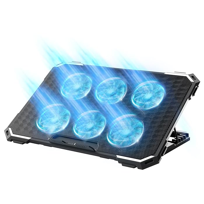 Buy ICE COOREL Laptop Cooling Pad with 6 Quiet Cooling Fans, Laptop