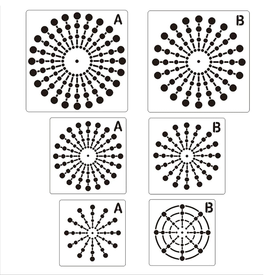 amazon-com-mandala-dotting-stencils-6pcs-mandala-dot-painting-stencils-3-size-6-pattern-dotting-stencil-template-diy-mandala-s-stones-8-12-16-20-24-segment-mandala-s-stencil-for-dot-painting-arts-crafts-sewing for Free Printable Dot Mandala Patterns Amazon.com : Mandala Dotting Stencils, 6Pcs Mandala Dot Painting Stencils, 3 Size 6 Pattern Dotting Stencil Template DIY Mandala's Stones, 8/12/16/20/24 Segment Mandala's Stencil for Dot Painting : Arts, Crafts & Sewing for Free Printable Dot Mandala Patterns