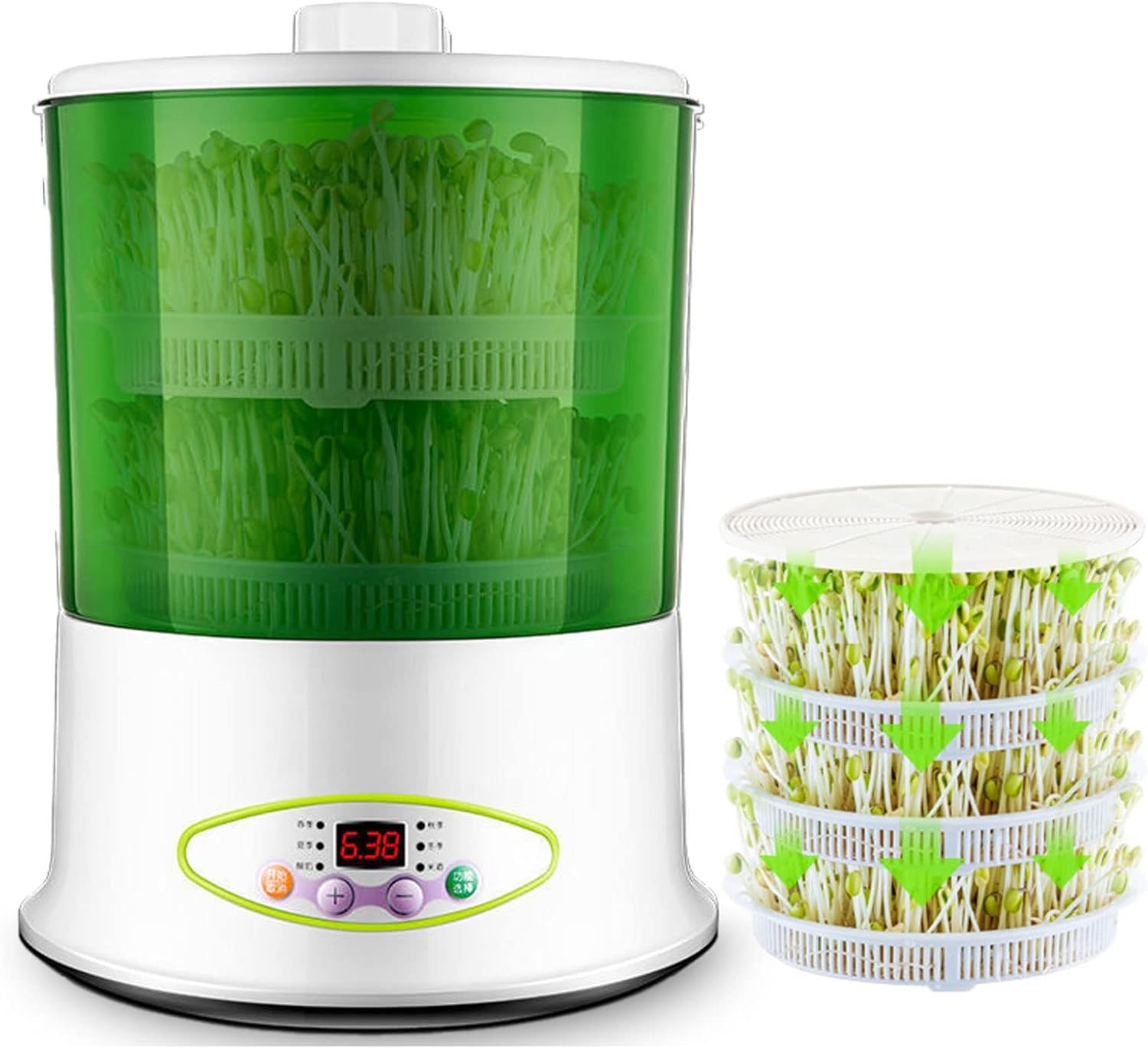 GRFSD Bean Sprouts Machine, Automatic Bean Sprouts Maker