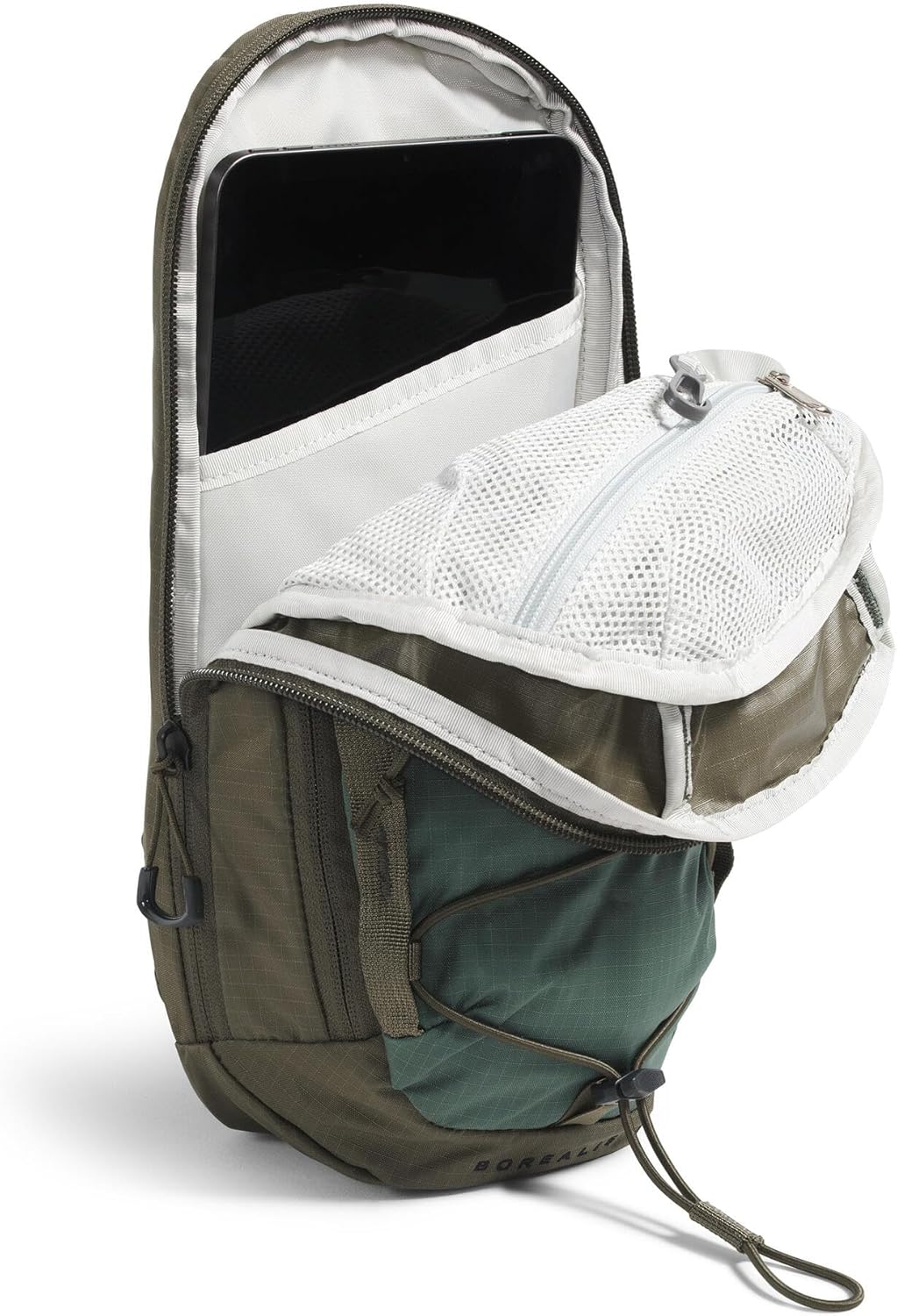 THE NORTH FACE Borealis SIing Bag | Crossbody Adjustable Strap, Water Repellent Finish, Multiple Compartments, Tablet Sleeve