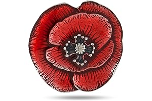 Premium Remembrance Poppy Lapel Pin – Handcrafted For Memorial Day