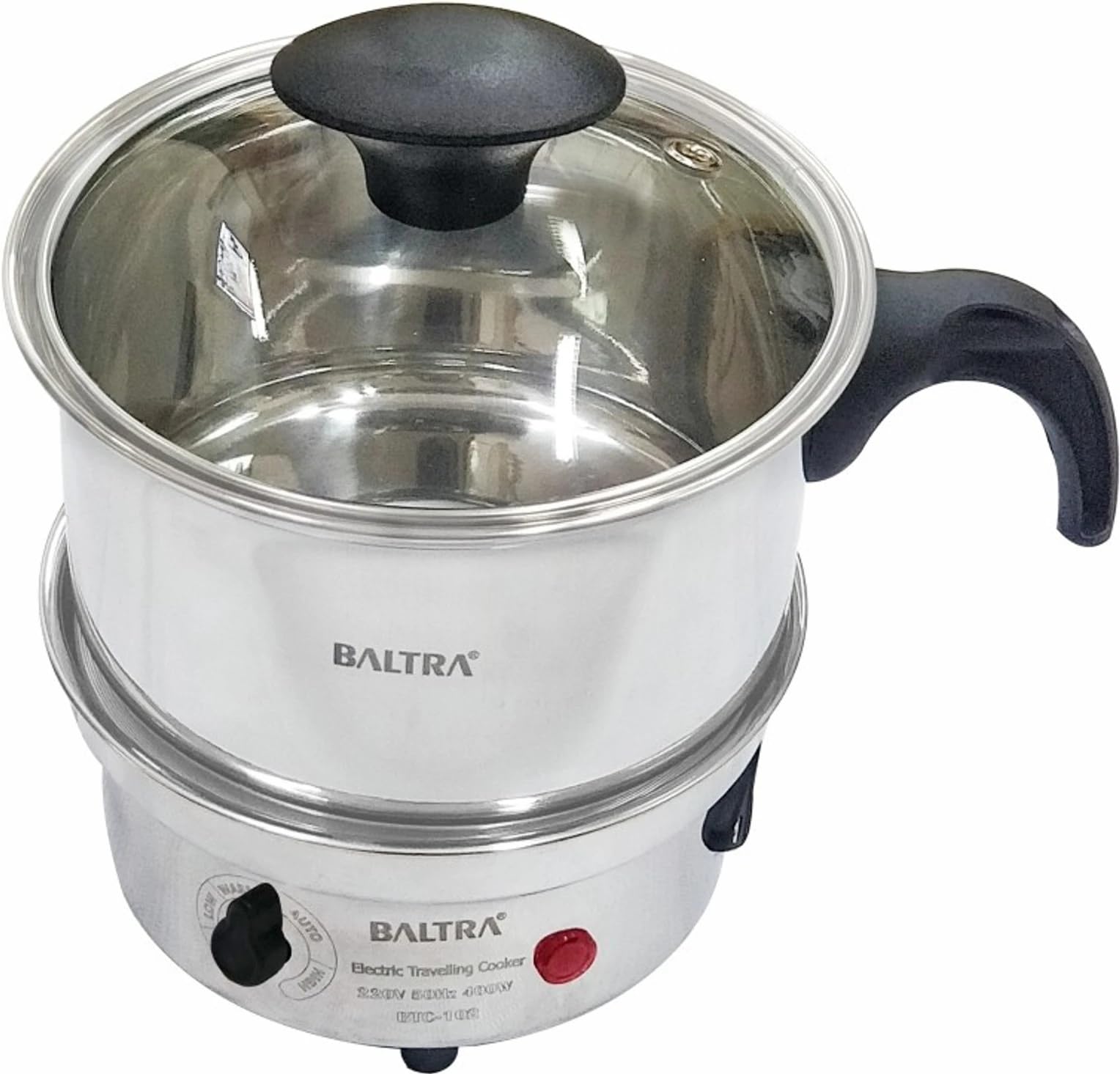Baltra GLAIR Multi function Kettle 900 ml (Boiling Milk, tea, coffee, Eggs, Soup, rice, sabji, kadi, daal and Maggi/Noodles) travel cooker 400 Watt-image-42
