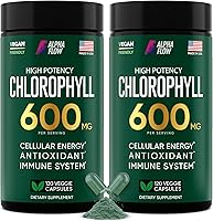 Vista 8 de Cápsulas de clorofila de 600 mg – Píldoras naturales de clorofila para mujeres y hombres – Suplemento de clorofila altamente biodisponible