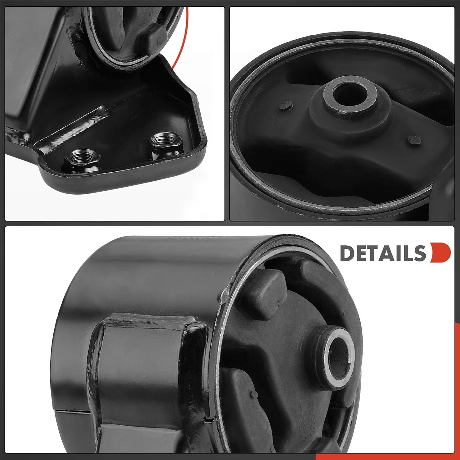 A-Premium Engine Motor Mount and Transmission Mount Kit Compatible with Hyundai Accent 2003 2004 2005 1.6L, Manual Transmission, 3-PC Set, Replace# 2183025400