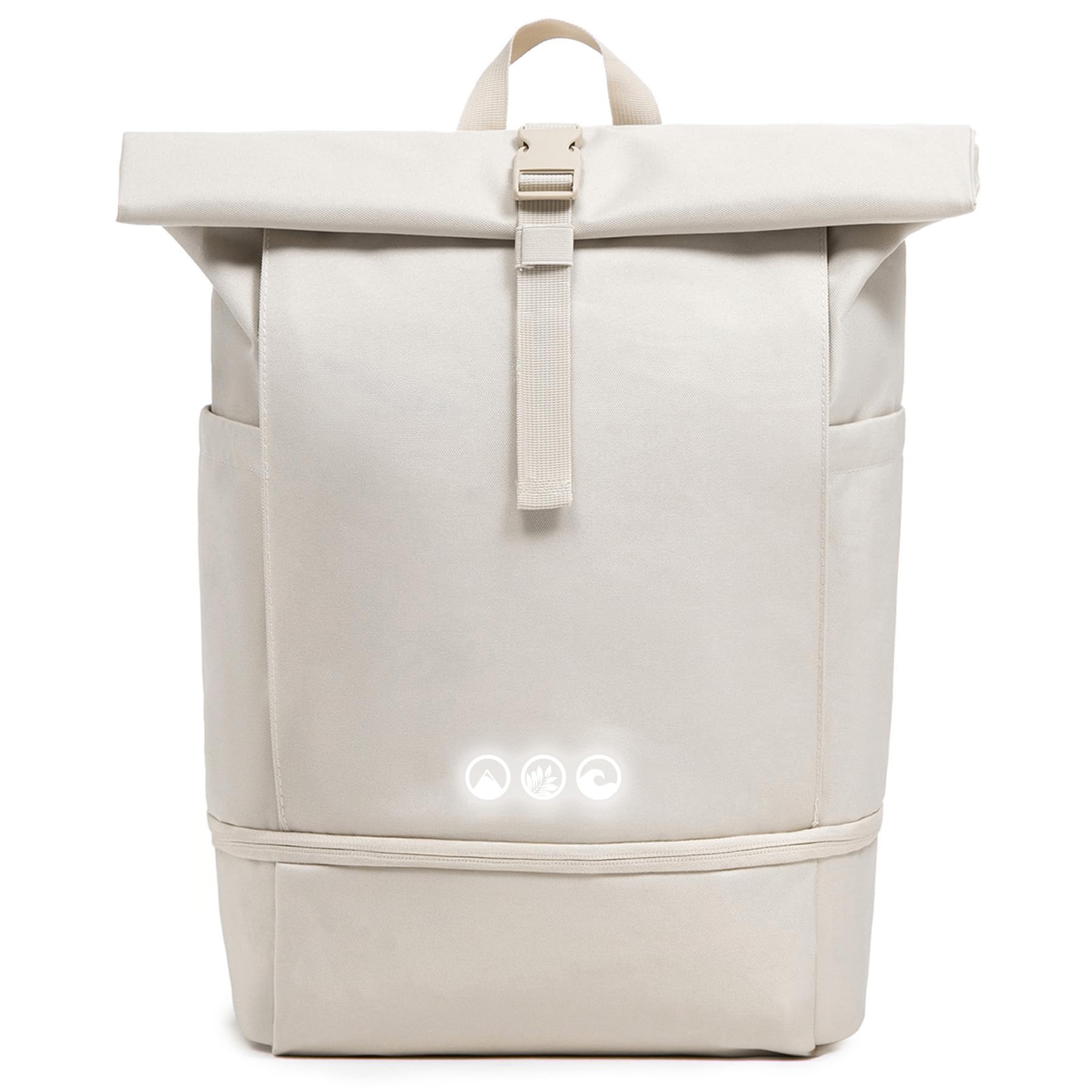 SONS OF ALOHA Roll-Top Rucksack Damen & Herren - NALU Reflektierend groß - Rolltop mit Laptopfach 16