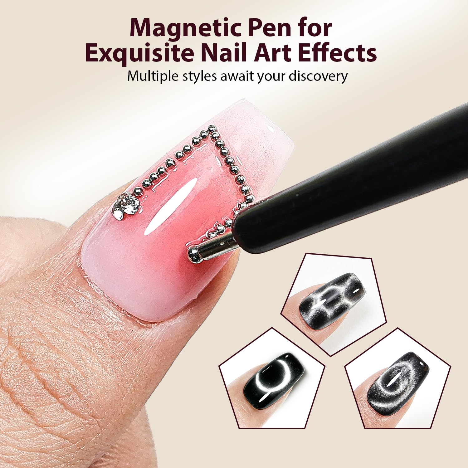 Cat Eye Nail Magnet Set - Create Stunning Designs -6