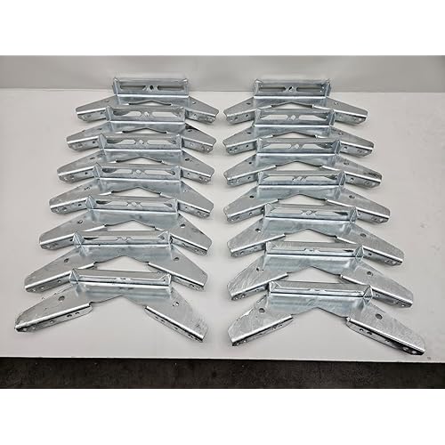 (14) Pontoon Trailer V Wing Brackets Bunk Bolster Boat Pontoon V Wing Brackets