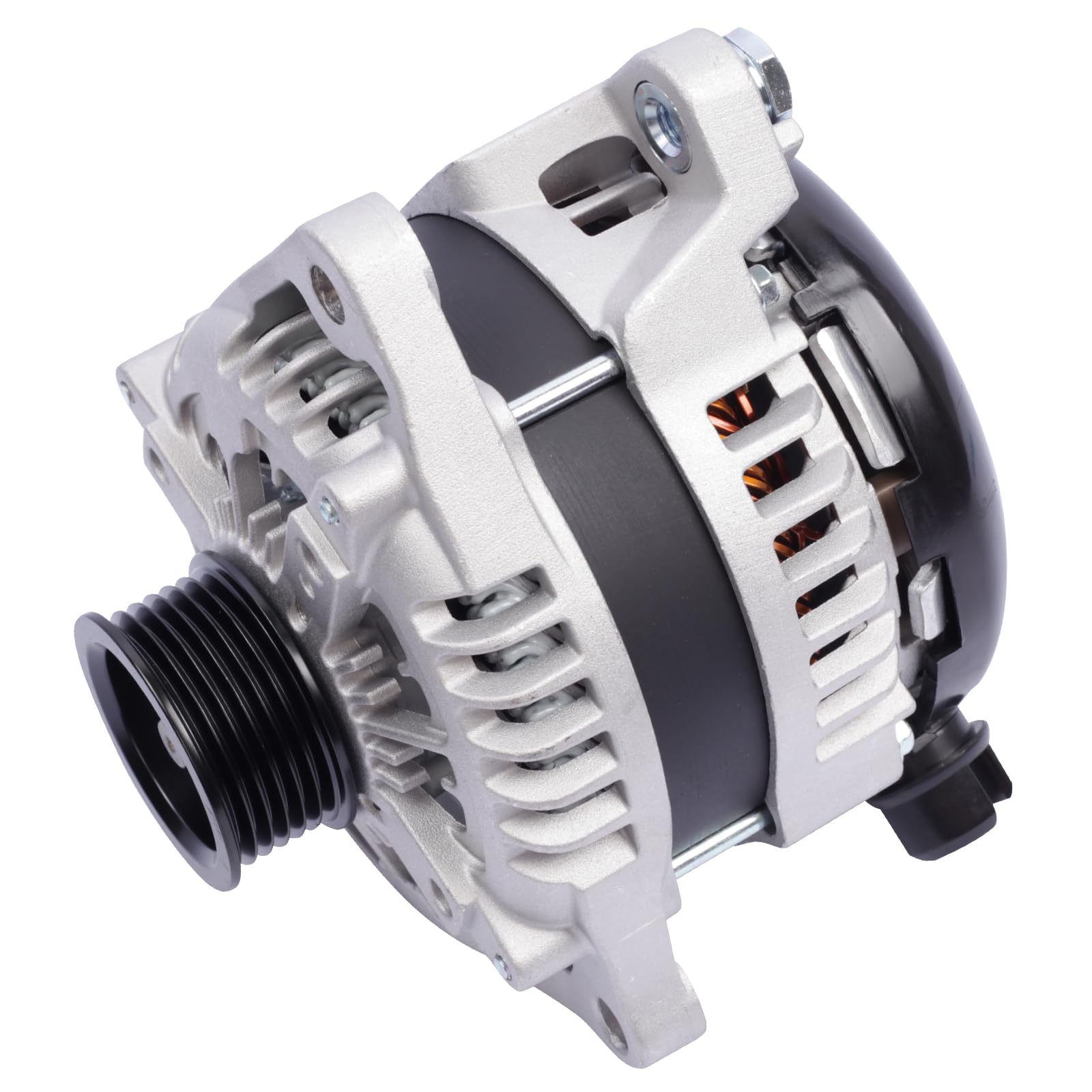 Alternators compatible with:F-150 2011-2014, LOBO&MARK LT 11-14, 5.0L V8 Replace for 104210-6270, 104210-6660,AL3T-10300-CA-image-3
