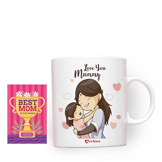 archies Gift for Mothers Gifts for Mother Mothers Day Gift 350 ml Coffee Mug with Card Gift
