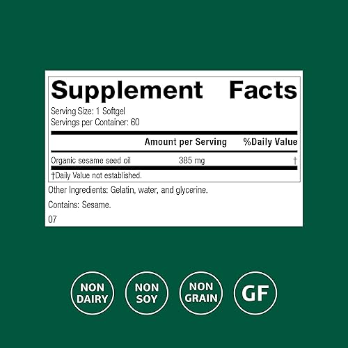 Miniatura 2 de Aceite de semilla de sésamo de proceso estándar, antioxidante de alimentos integrales, sangre saludable, suplemento de apoyo inmunológico, apoyo