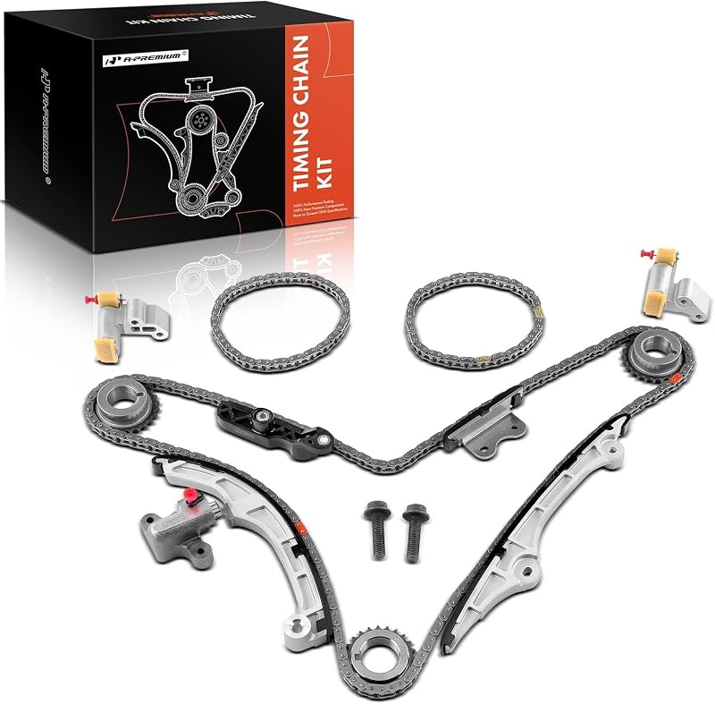 Kit de corrente de distribuição A-Premium com tensionadores para motores DOHC V6 3.5L e 3.7L – 13 peças