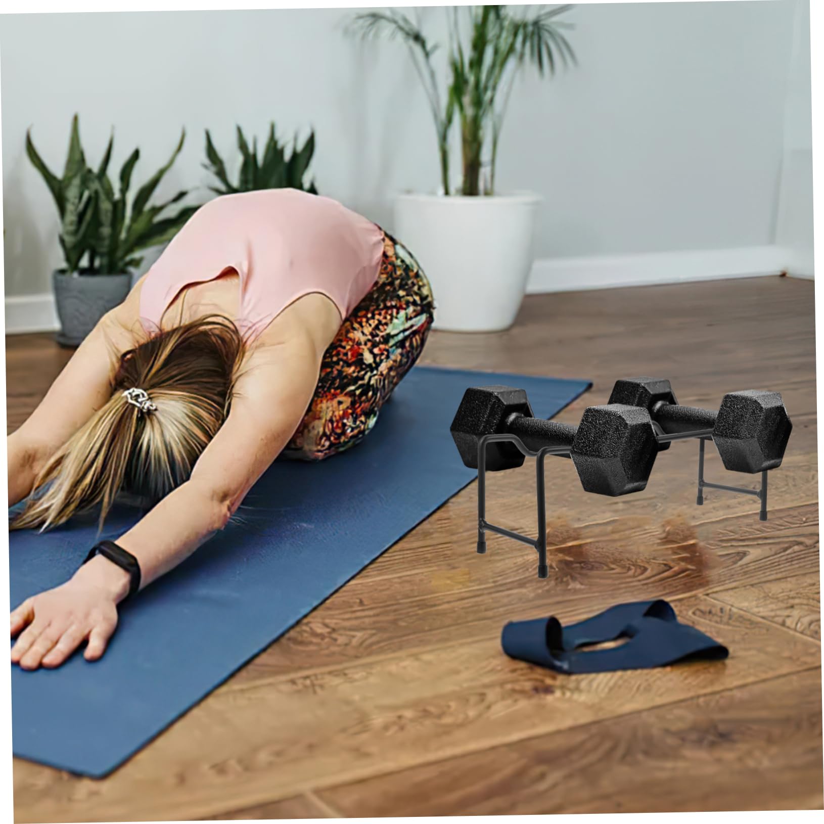 INOOMP 2pièces Support De Rangement Pour Haltères Organisateur Compact Et Pratique Pour Gym à Économise De Espace Et