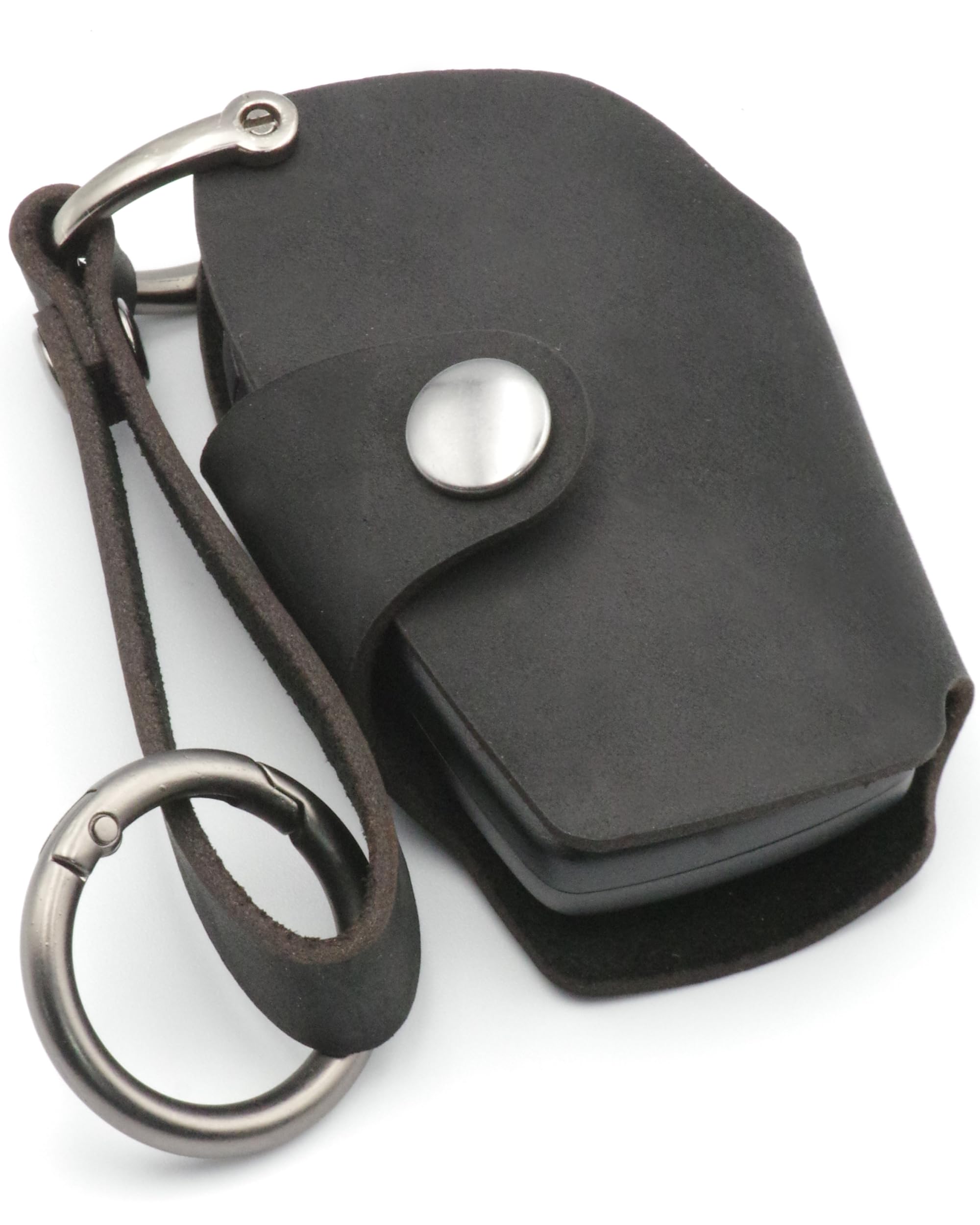 NONINA Genuine Leather Key Case, Made in Japan, Oil Leather for TOYOTA Toyota Prius Crown Yaris Yaris Cross Harrier Noah Voxy Land Cruiser Alphard Vellfire Key Cover cover black No Options