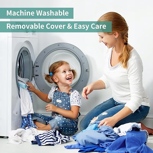 Miniatura 9 de Ivellow Cubrecolchón de espuma viscoelástica de gel de 3 pulgadas tamaño King para aliviar la presión, funda de colchón de gel con bolsillo profundo