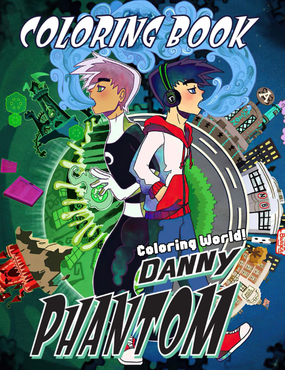 Buy Coloring World! - Danny Phantom Coloring Book: Cool Item For Having ...