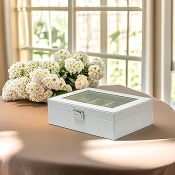 Amazon.com: UnionPlus 4-Slots Sunglasses Case Organizer