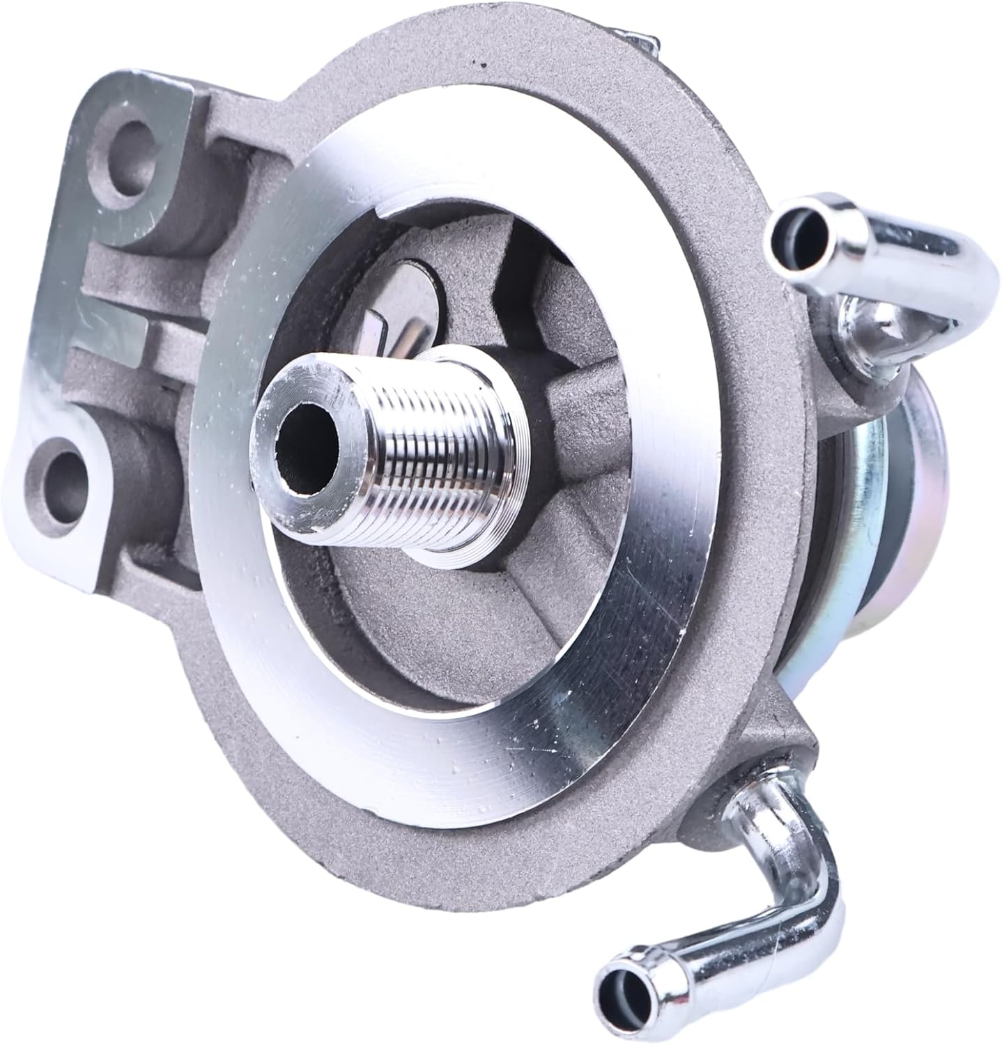 MB554950 MR258415 MB129677 Silver Car Fuel Lift Pump Filter Body Head Base Compatible with Mitsubishi Challenger Delica L200 L300 Montero Nativa Pajero Strada 4D56 4M40 4D55