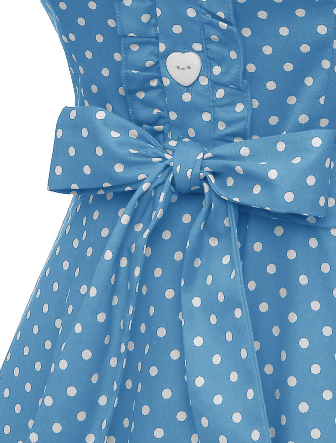 Wedtrend Women's 1950s Retro Rockabilly Dress Cap Sleeve Vintage Swing Dress - Image 5