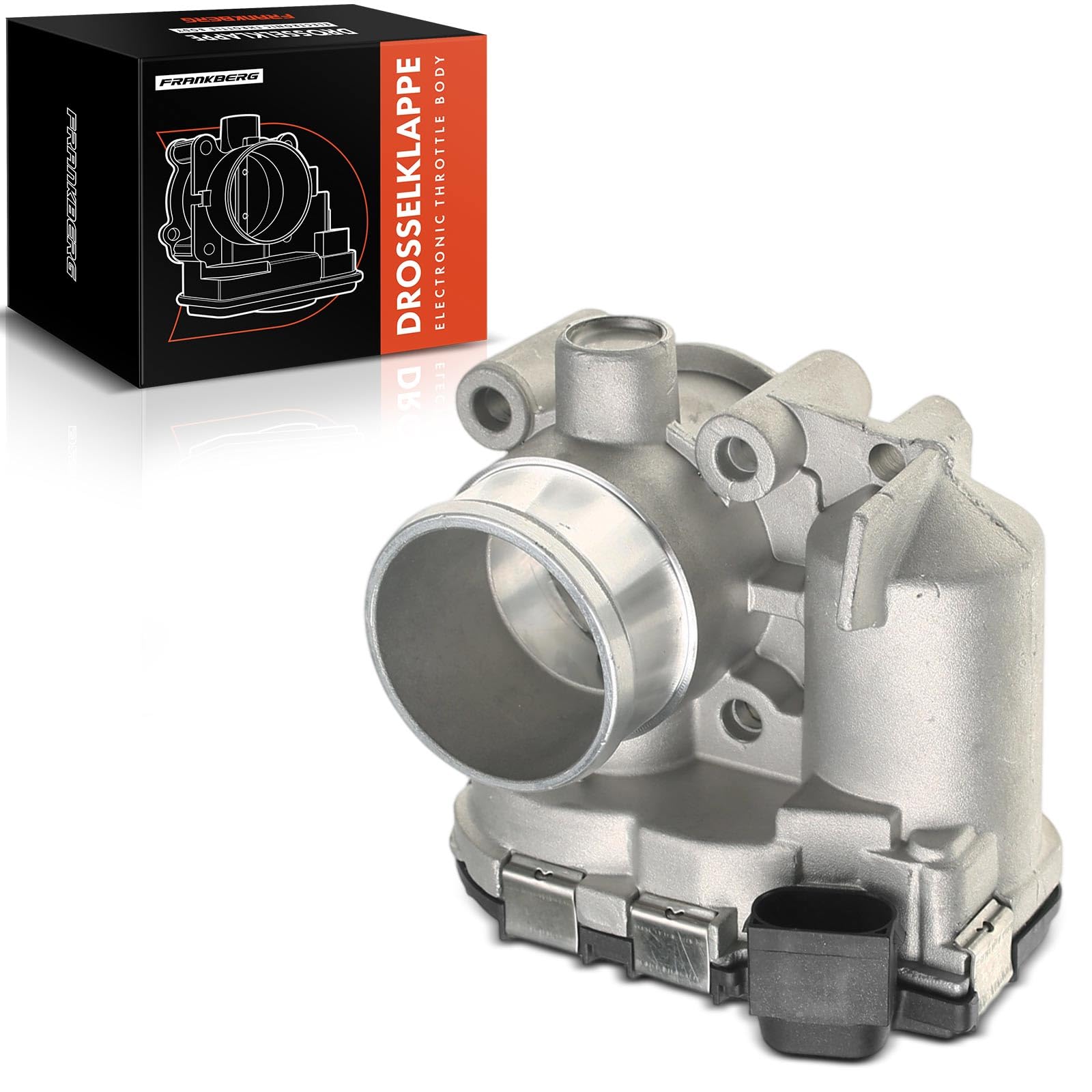 Frankberg Valvola dell'acceleratore Corpo dell'acceleratore Compatibile con Punto 188 1.2 16V 80 Ypsilon 843 1.2 Idea 350 1.2 16V Stilo 192 1.2 16V Brava 182 1.2 16V 80 Replace# 46533515,V24-81-0009