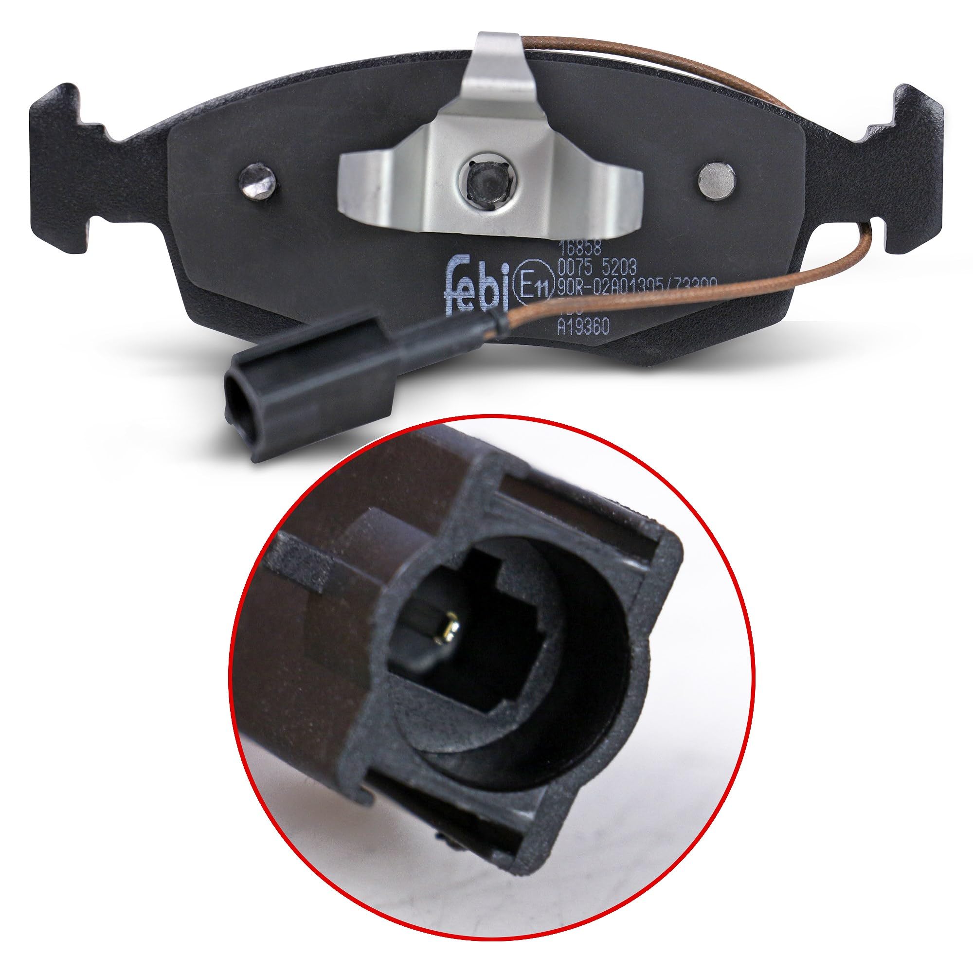 febi bilstein 16858 pastiglie freno, 1 unità
