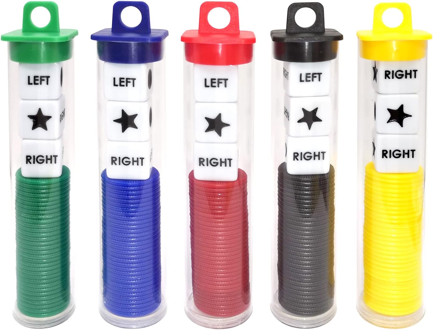Left Right Center Dice Game Prime Set Bundle with 3 Dices