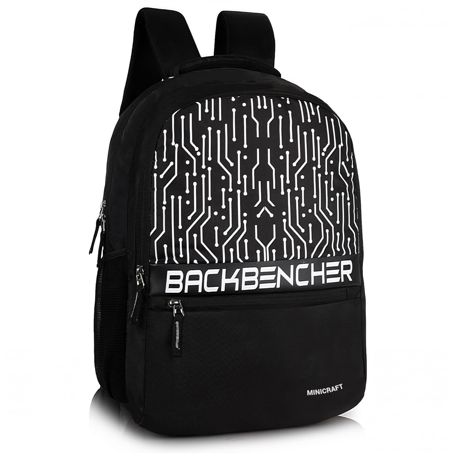 Backbenchers White Xtreme School Bag Boys Stylish Backpack | Laptop Backpack for Men & Women | Multi-Pocket Travel & College Backpack-image-11